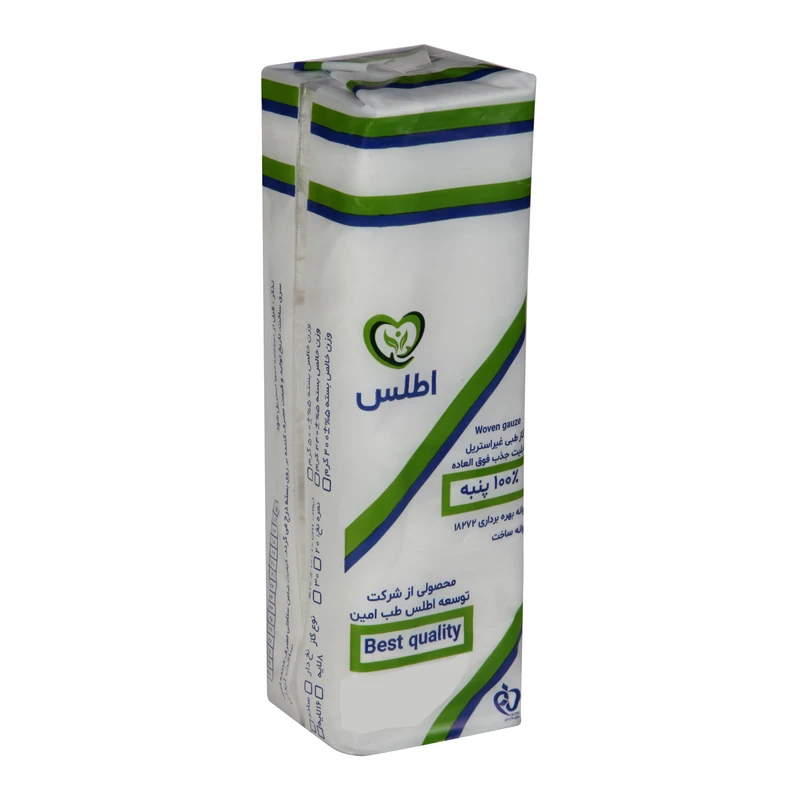  گاز طبی غیر استریل اطلس مدل 01 وزن 400 گرم